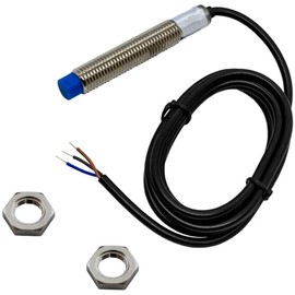Lumonic Inductive Proximity Switch 8 mm NPN I Proximity Sensor Opener - IP67 I Proximity Sensor with Nickel-Plated Brass & 6 to 36 V DC Voltage