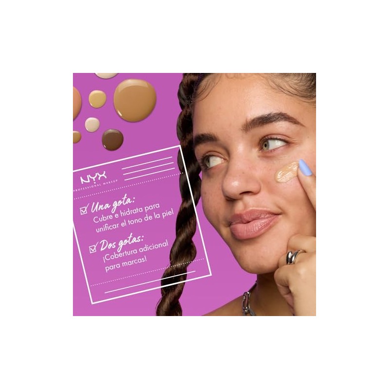 NYX Professional Makeup Bare With Me Concealer Serum, suero corrector