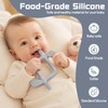 WALULAN Baby Teether Relief Stick Silicone Chew Toys for Babies