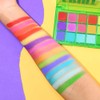 UCANBE Bright Colorful Neon Rainbow Makeup Eyeshadow Palette 15 Shades