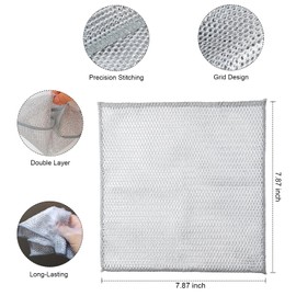HAUHAUJUS Non Scratch Wire Dishcloth, 40 Pack