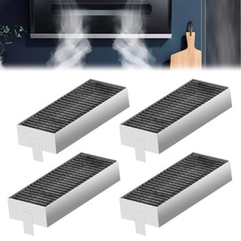 4 x activated carbon filters for cooker hood: Nizirioo recirculation replacement filter for Bosch 17004811 / HEZ9VRUD0, Siemens 17004796 / HZ9VRCR0, Neff 17004806 / Z821VR0 and Gaggenau CA282111