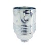 E27 Lamp Socket Chrome Metal with Smooth Coating and ISO