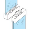 Prime-Line F 2588 Sash Lock, 2-1/16 In. Hole Centers, Fits