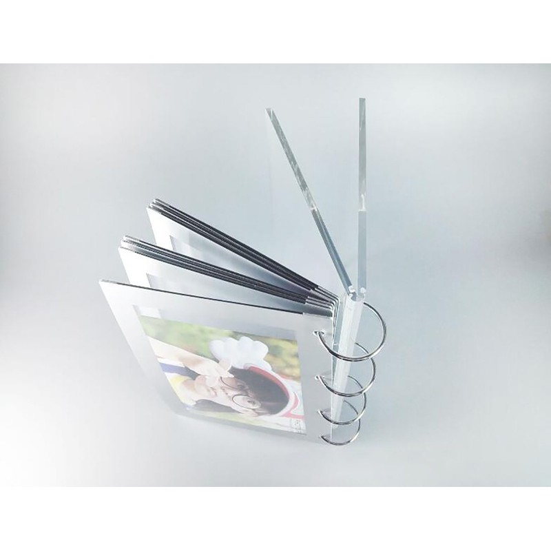 4x6 Flip Clear Slant Back Acrylic Sign Holder,V Type Desktop