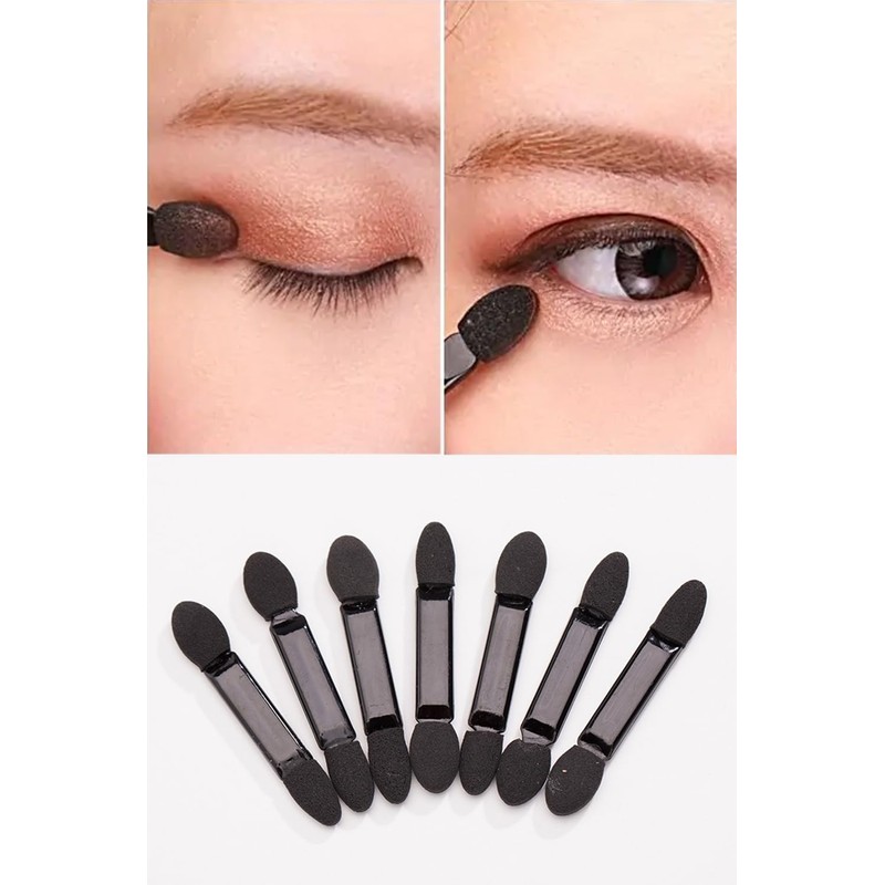 Harukita 50pcs Makeup Brushes Eye Shadow Tips Makeup Tools Sponge