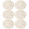 Flower-Shaped Placemats for Dining Tables – 6 Piece Decorative Floral