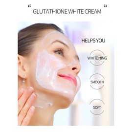 Hppsctink Glutathione Face Cream, 20 g Glutathione Cream, Improves Matteness and Brightens Skin Tone, Moisturises the Face, Cream