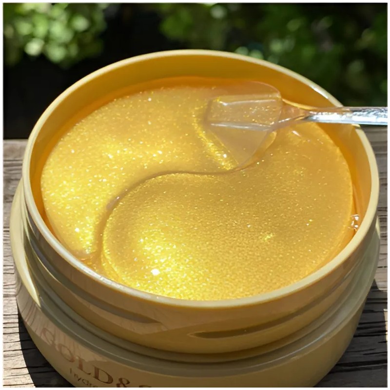 Parches Para Ojos Coreana De Hidrogel Con Oro 24k 90g