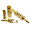 CablesOnline 3.5mm (1/8") Stereo TRS 3-Pole Male Gold Plated Connectors