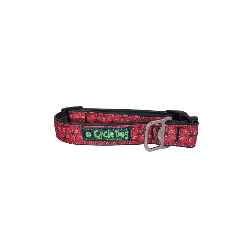 Cycle Dog Recycled Tri Star Red Collar, Small, 15-30 cm