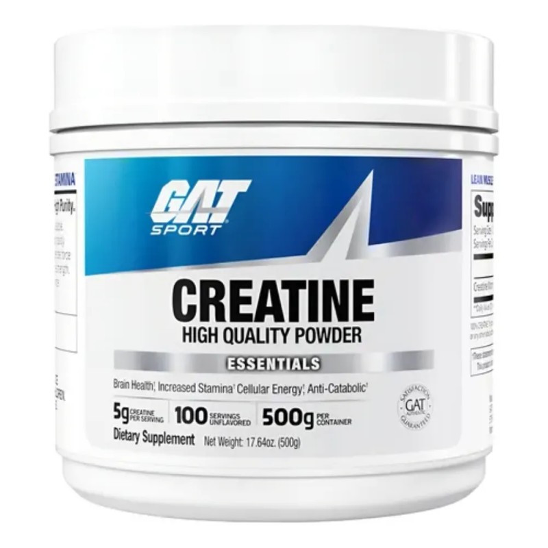 Gat Sport Creatina 100 Serv. Polvo 500 Gramos Unflavored