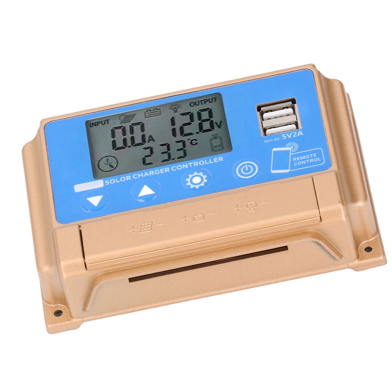 12V 24V MPPT Solar Controller Dual USB 5V 2A Output