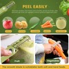 LELE LIFE 4Pcs Foldable Vegetable Peeler for Travel Camping Kitchen,