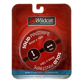 SAAS Pinstripe Tape 6mm Solid Red