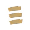 Tgoon 10PCS Grooving Carbide Insert, Carbide Parting Insert Lathe Grooving