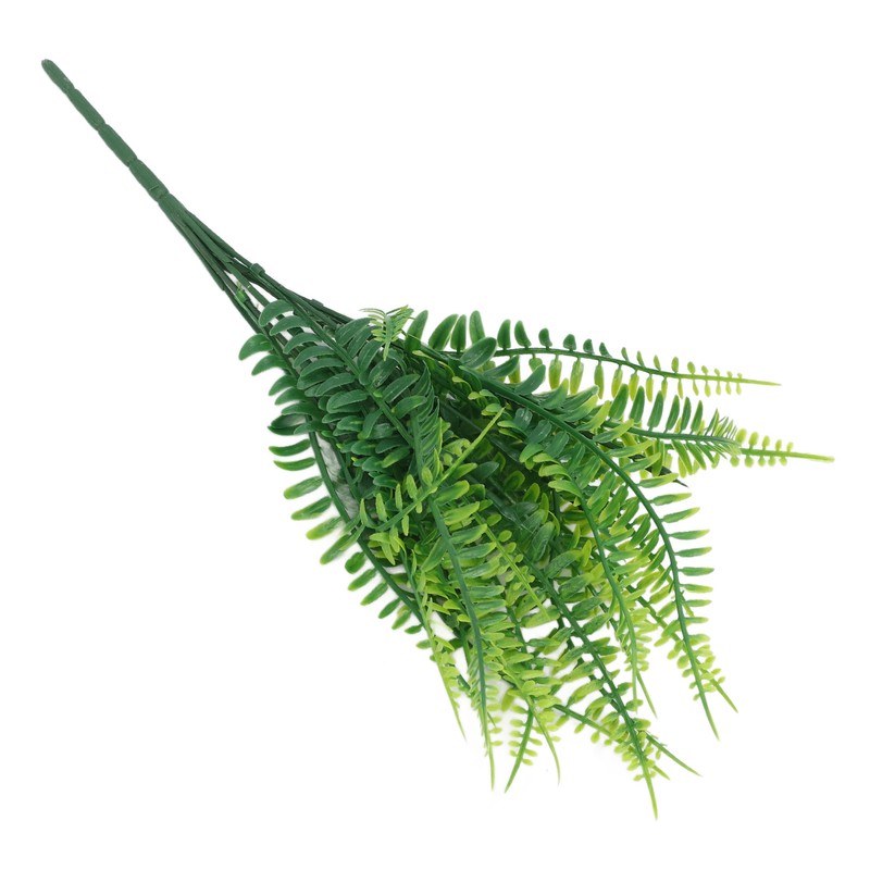 12pcs Artificial Plants Greenery Simulation Plants Fern Wort Fake Grass