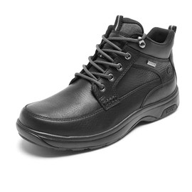 Dunham Men's 8000 Mid Boot Ankle, Black Leather, 16 XX-Wide