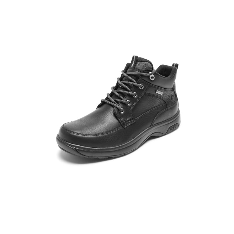 Dunham Men's 8000 Mid Boot Ankle, Black Leather, 16 XX-Wide