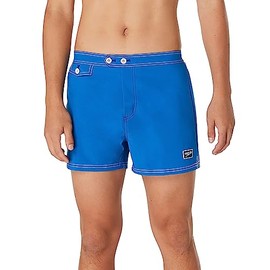 Speedo Men's Standard Swim Trunk Short Length Beachsider Solid, Turish Sea, Large
