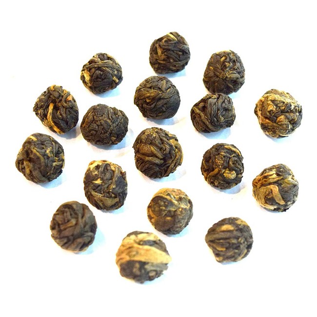 Dragon Pearls Black Tea - Caffeinated Tea - Loose Tea - 1oz
