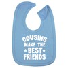 Hippowarehouse Cousins Make The Best Friends Cotton Baby Nursing bib