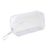 Raymei Fujii KPF902W Clear Pen Pouch, White (Bulk Purchase, Set