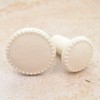 Large Classic Round Cracked Glaze Ceramic Knob, Pull, Handle, for