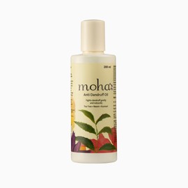 moha: Anti Dandruff Oil With Benefits Of Tea Tree Oil, Neem Oil, Hibiscus OIl, Rosemary Oil, Water Lily & Wrightia Tinctoria | Hair Oil For Men & Women | For All Hair Types. (200 ML)