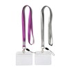 YOUOWO 2 Pack Horizontal Clear ID Badge Holders with Office