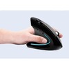 Adesso iMouse E90 - Wireless Left-Handed Vertical Ergonomic Mouse, Black