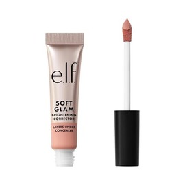 e.l.f. Soft Glam - Corrector iluminador, ayuda a minimizar las ojeras y la decoloración, hidrata con un acabado natural, vegano y libre de crueldad, r