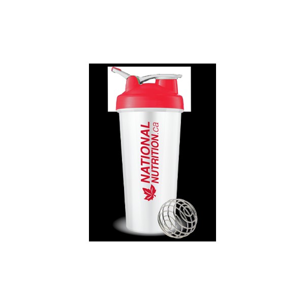 National Nutrition Shaker + Mixer Ball & Carrying Toggle (Red BPA Free) - 700ml