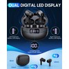 Eumspo Wireless Earbuds Bluetooth V5.1 Earbuds 35Hrs Playtime with LED