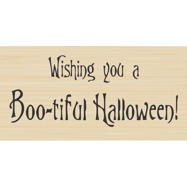Boo-Tiful Halloween Greeting Rubber Stamp by DRS Designs Rubber Stamps