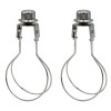 Lamp Shade Light Bulb Adapter Clip on with Finial Top,