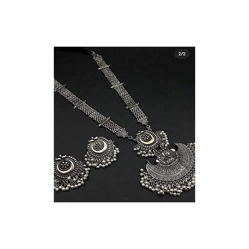 Indian Bollywood Fashion Handmade Vintage Tibetan Kutchi Tribal Afghani Silver