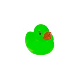 Baby Bath Rubber Ducklings - Water and Dirt Resistant Rubber Animals for Baby Bath, 6 Months + EU Certified (Fluor Green Baby Potty)