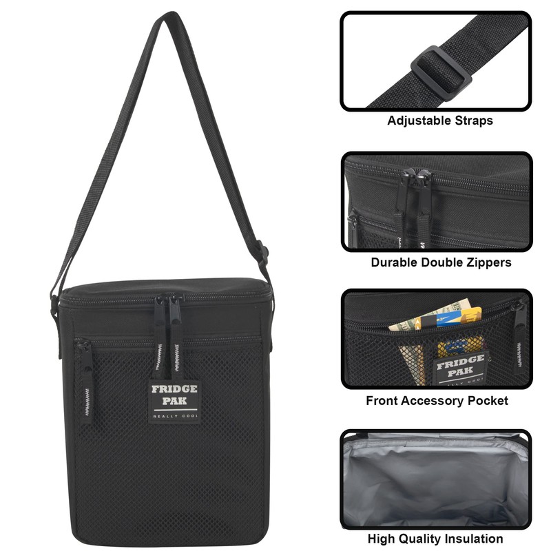 6 Can Cooler Bags Insulated Soft Cooler Lunch Bag for