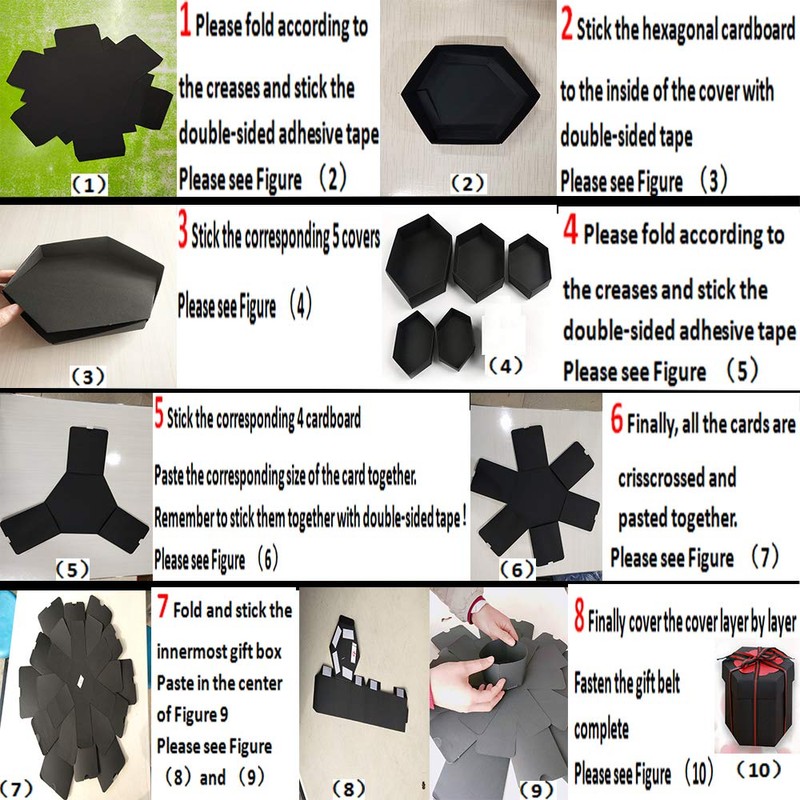 ECTY Creative Explosion Box -Scrapbook DIY Photo Album Box for