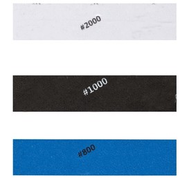 Sponge Cloth File, Pack of 15 [#800/#1000/#2000 (5 each)]