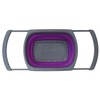 Purple Collapsible Silicone Kitchen Colander/Strainer