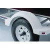 Fulton 008574 Plastic Trailer Fender for Single 14" Tire -