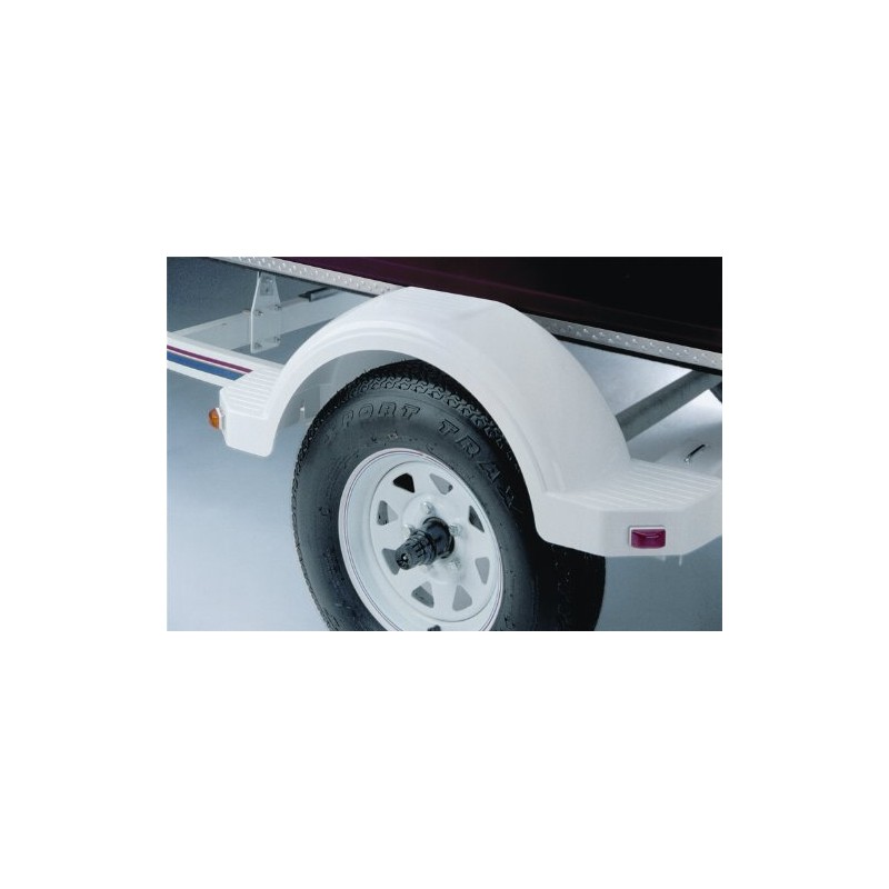 Fulton 008574 Plastic Trailer Fender for Single 14" Tire -