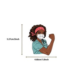 50 Pcs Nurse Stickers, Vinyl Nursing Stickers White Angels Decals for Laptops and Water Bottles, Nurses' Day Accessories for Work