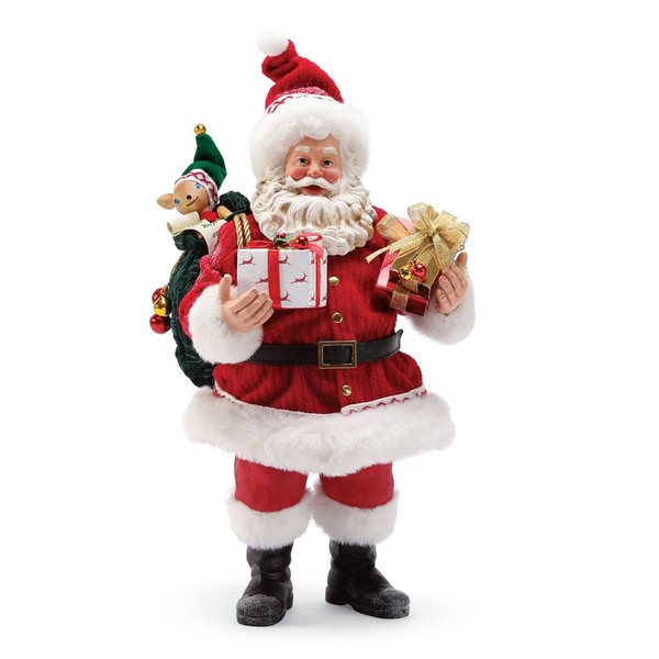 Department 56 Possible Dreams Santa's Reindeer Ride Figurine, 11", Multicolor