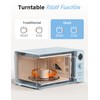 COMFEE Retro Ovens, Small 6 Auto Menus, 0.9 cu.ft Countertop