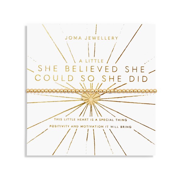 Joma Jewellery A LITTLE SHE BELIEVED SHE COULD SO SHE