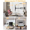 FORGING MOUNT Long Arm TV Wall Mount Swivel Tilt Full