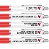 Silly Sentiments Nice Bum Pen Pack - Valentines Gift Pen